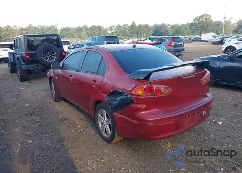 2008 Mitsubishi Lancer De/Es из США, поврежденный, VIN JA3AU26U88U013015
